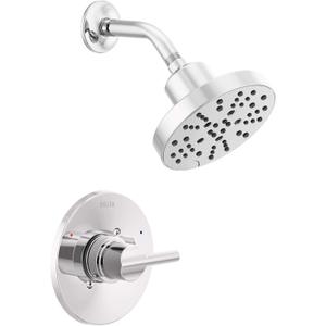 Delta Nicoli 14 Series H2Okinetic Shower Faucet Set, Chrome Shower Head and Handle Set, Valve Trim Kit, Chrome 142749 (Valve Included) Delta Nicoli 14 Series H2Okinetic Shower Faucet Set, Chrome Shower Head and Handle Set, Valve Trim Kit, Chrome 142749 (Valve Included)