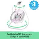 Ingenuity SimpleComfort 6-Speed Multi-Direction Baby Swing for Infant