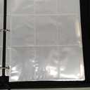 Trading Card Binder for TCG Cards, 9-Pocket Portable Card Collector Ablum Holder Book Fits 900 Cards with 50 Removable Sleeve, Waterproof Card Binder Display Storage Carrying Cases for TCG-Storm (4 Color-02-900)