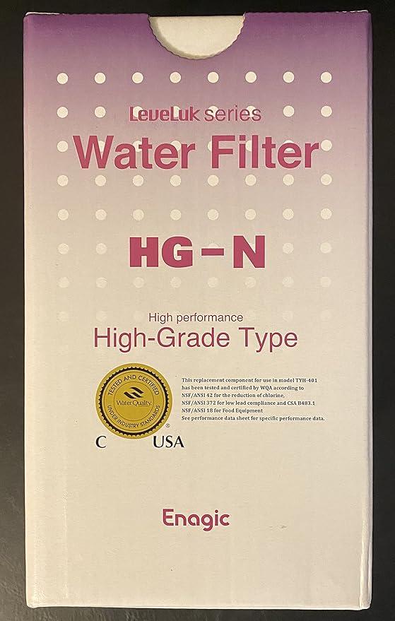 High Grade Water Filter Replacement, Removal of Chlorine for the Leveluk Kangen 8-1Pcs（Replacing HG-N and F8 Filters）
