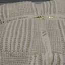 Amlie Home Knit Throw Blanket, Soft Chenille Cozy Breathable Pineapple Chunky Decorative Blanket for Couch, Bed & Sofa, French-Inspired Lightweight Warm Gift for Women, Beige, 50"x60" (Checkered Beige&ivory)