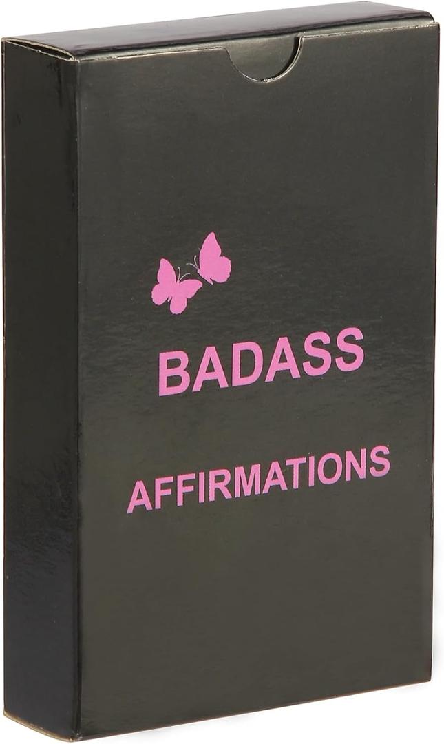 Badass Affirmation Cards for Women Funny & Inspirational Gifts for Friends, Bestie, Sister, Coworker, Mom, Daughter, Mother's Day, Birthday & Christmas