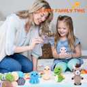 BOLDNOVA Beginners Crochet KitCrochet Animal Kit for Beginners Kids, Adults, Craft Knitting Crocheting Kits with Step-by-Step Video Tutorials (Grey)