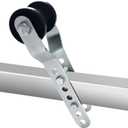 TENGBASE Marine Keel Roller, Adjustable Roller Bracket Assembles, 4 Rubber Keel Roller for Boat Trailer