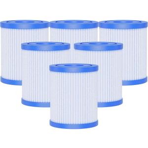 AQUALTRA Type I Filter Compatible with 58093/58511/58381, 3.5 x 3.1" Above Ground Pool Filter 6 Pack
