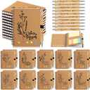 30 Set Social Worker Gifts Bulk Employee Coworkers Staff Appreciation Gifts Inspirational Notebooks with Thank You Pens for Volunteer Administrative Professional Women Men (Boho Froal)