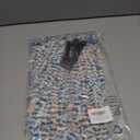 Womens Frill Mock Neck Boho Floral Tops Elegant Puff Long Sleeve Shirts 2025 Casual Vacation Outfits Work Blouse (Blue, XL)