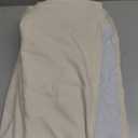 70 Inch Extra Wide Pinch Pleated Curtains 84 Inches Long 2 Panels Set for Living Room, Cream Memory Shape Pleat Blackout Dual Layer Linen Farmhouse Insulated Noise Reducing Windows Drapes 7 FT Length