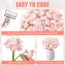 5 Bouquets Pink Ranunculus Artificial Flowers, 30 Pcs Silk Mini Faux Ranunculus Bouquet for Wedding, Bridal Shower, Centerpieces, and DIY Decorations
