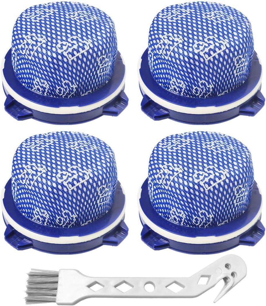 4 Pack Jet 75 Vacuum Filters Cleaner Replacement Parts, Compatible with Samsung Jet 70 70+ 75 75+ 90 60 and VS9000RL Washable Micro Filter Part No. DJ97-02649A
