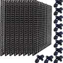 8 Pieces Fish Tank Divider with Sucker Clips 30x30cm/11.8x11.8 Aquarium Filter Bottom Divider Partition Separator