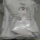 BGment White Blackout Curtains for Bedroom 63 Inch Long - Thermal Insulated Black Out Curtains Room Darkening Soundproof Rod Pocket Window Curtains for Living Room, Each Drape Panel 52 Inch Wide