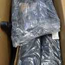 Flash Furniture Jessica High Back Black Fabric Executive Swivel Office Chair with Arms