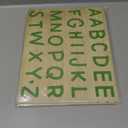 BLUE PANDA Jungle Safari Animal Party Signs with Alphabet Stickers (7 Pieces, 3 Stickers Sheets) - Letter with Jungle Theme