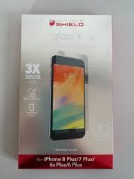 ZAGG InvisibleShield Glass Elite Plus Screen Protector - Made for iPhone 8/7/6s/6 - Case Friendly Screen - Impact & Scratch Protection, Clear, 200106645