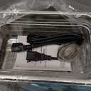 VEVOR 3L Sonic Cleaner with Heater Timer & Basket, Professional Digital Sonic Cavitation Machine, 120W Cleaning Machine for Watch Instruments, Glasses, Coin, Metal Parts, Tool