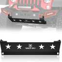 YZONA JK Front Skid Plate Steel Bumper Cover Compatible with Jeep Wrangler JK 2007-2018 2 Door & 4 Door, Lower Guard Plate Off-Road Engine Protection Bolt-on (Not Suitable for Original Factory Bumper)