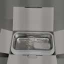 Ultrasonic Jewelry Cleaner, Ultra Sonic Cleaning Machine with 48KHz 4 Modes 400ml 304 Stainless Steel Tank for Glasses Ring Necklace Watch Strap Denture Retainer,Home and Travel Use Gift for Women Men