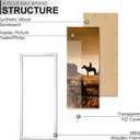 A PLUS MAX 10x20 Picture Frame White Light Weight Wall Mount