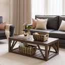 StorageWorks Wicker Baskets for Organizing, Handwoven Storage Basket with Built-in Handles, Banana Leaf Organizer for Home Decor, Set of 2