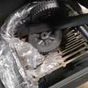 Char-Griller Patio Pro Charcoal Grill and Smoker with Cast Iron Grates, Premium Metal Shelf and Damper Control, 250 Cooking Square Inches in Black, Model 1616