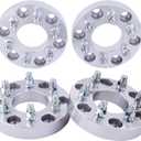 DCVAMOUS 4PC 6x5.5 to 6x120 Wheel Adapters 1.25 Inch 14x1.5 Studs Compatible with Chevy GMC 6 Lug for 1999-2022 Silverado Sierra 1500 | 1988-2022 Suburban Yukon | 1995-2022 Tahoe | 2019-2022 RAM1500