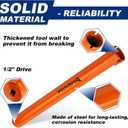 Inner Tie Rod Removal Tool, Master Inner Tie Rod Tool Set with 12 Crowfoot Adapters & 1/2 Inch Drive Tube for Tie Rods Remove & Install