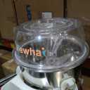 Newhai Upgraded 4 In 1 Electric Vegetable Dicer Slicer Shredder Strip Cutter Commercial Vegetable & Fruit Chopper Multifunctional Automatic Veggie Cutter for Onion Potato Cabbage Lemon, 200W, 110V