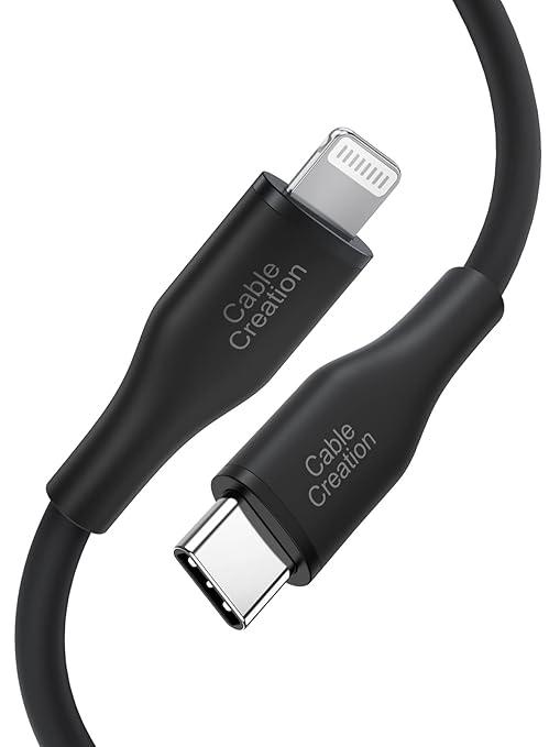 ZGR SILICONE CABLE LIGHTNING 6FT GREY