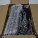 Lilyvane Corner Shower Caddy: Rustproof 125" Tension Inside Shower Organizer, Adjustable Bathroom Organizer Shelves for Bathtub Shampoo Conditioner Storage, Floor to Ceiling Standing Caddy (Black)