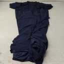 Pinup Fashion Plus Size Formal Dress - Evening Wedding Guest Cocktail Sequin Chiffon Long Dresses with Slit (Navy Blue) 20W