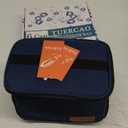TuErcao 6 Can Mini Soft Cooler Bag for Beach Camping Travel Picnic Road Trip Leakproof Small Ice Chest, Insulated Cooler Lunch Box for Men Work (A2: Navy Blue)