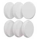 AmazerBath 6 PCS Lotion Applicator Replacement Pads, Back Sunscreen Applicator for Kids, Elderly, Women, Apply Cream Medicine Skin Cream Moisturizer Sunscreen Tanner, Handle Not Included, White