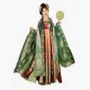 Hanfu Dress Women Chinese Ancient Hanfu Carnival Cosplay Costume Summer Hanfu Green Set Extra Large Size