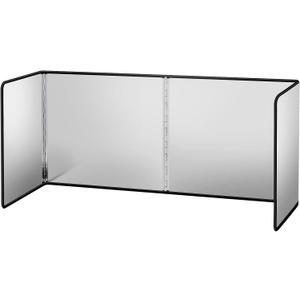 Splatter Guard for Frying Non-Stick 3 Sided Foldable Grease Splatter Screen Stainless Steel Backsplash Anti Splatter Shield Guard for Stove Screen Protector for Frying Stove Top Wall L ANGINORLD