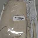 Neutral Pinch Pleated Linen Blackout Curtains 84 Inch Length 2 Panels Insulated Thermal Full Blackout Dual Layer Drapes for Bedroom Living Room Darkening Taupe Pinch Pleat Curtains with Hooks Rings (Burlywood Birch)