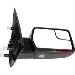 Towing Mirror Fit For 2004-2014 For Ford For F150 Pickup Right And Left Side With Power Adjusted Heated Trun Signal Puddle Light Black Housing