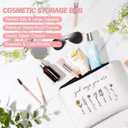 Christian Religious Gifts for Women, Birthday Gifts, Graduation Gifts for Her, Inspirational Bible Jar, Spiritual Religious Catholic Baptism Gifts, Gift Basket with 16 Oz Glass Cup, Makeup Bag