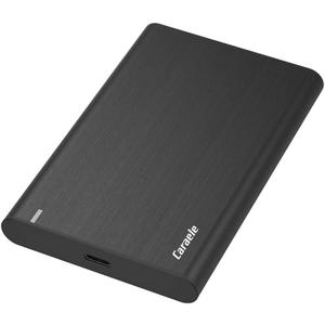 Caraele 750GB Portable External Hard Drive USB-C USB 3.1 Mobile Ultrafast HDD Storage for PC, Mac, Desktop, Laptop, MacBook, Chromebook, Xbox One, Xbox 360, PS4 (Black)