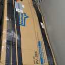 Sophia & William Metal Outdoor Bench, 50" Outdoor Garden Bench Patio Park Bench, Cast Iron Park Benches for Outside with Floral Design Backrest, Bronze