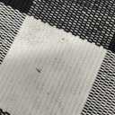 SEEKSEE Cotton Buffalo Plaid Rug 2'x3' Black and White Checked Rug Washable Doormats Indoor Outdoor Rugs for Layered Front Door Mats, Porch, Kitchen, Farmhouse, Entryway