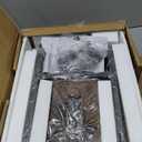 End Table with Charging Station, Flip Top Nightstand with USB Ports and Outlets, Couch Side Table with Fabric Bag and Hooks, Bedside Table for Space Saving, Living Room, Bedroom (Rustic Brown)