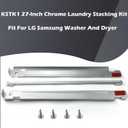 Bentolin Stainless 27-INCH LG KSTK1 Laundry Stacking Kit Appliances Parts For LG Electronics Laundry Dryer