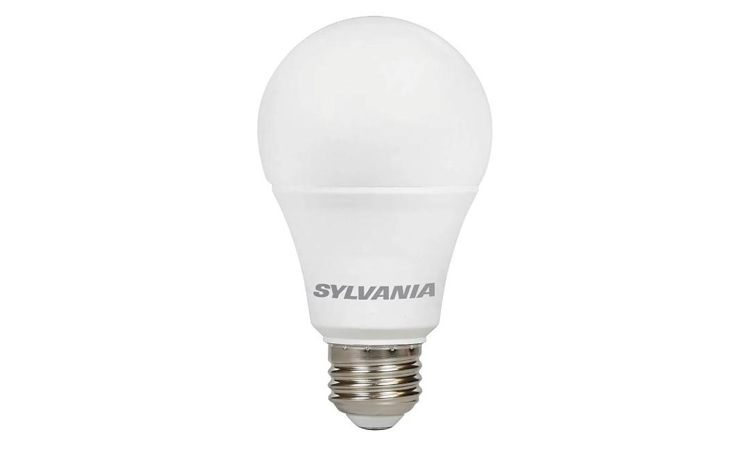 Sylvania ECO LED Light Bulb, A19 60W Equivalent, Efficient 9W, 7 Year, 750 Lumens, 2700K, Non-Dimmable, Frosted, Soft White - 4 Pack (40821)
