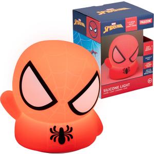 Spiderman Squishy Lamp - Officially Licensed Disney Free Standing Desk Light, Gaming Room Decor and Merchandise for Boys and Girls, Nightlight Gift Accessory for Playroom and Bedroom, | Paladone