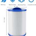 6CH-940 Spa Filter Cartridge Replacement for Unicel, Pleatco PWW50P3