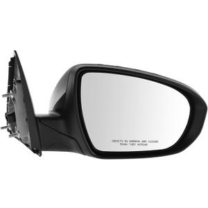 TRQ Right Mirror Power Folding without Blind Spot Indicator Passenger Side Compatible with 2014-2015 Kia Optima KI1320176 KI1321176