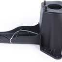 Spare Tire Bracket for Jeep Wrangler JK 2007-2018 Black Spare Tire Carrier Mounting Bracket Replacement, Without Brake Light, with Harness, Part Number 55397217AJ