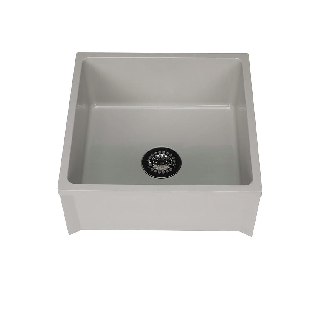 Zurn Z1996-24 Z1996 24" x 24" Mop Basin with PVC Drain Assembly