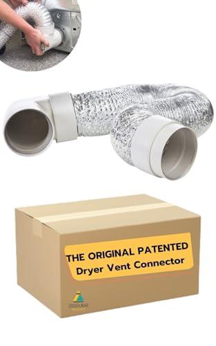 STV-M Space-Saving Dryer Vent – Airtight Seal, Durable Build, Complete Duct Connection Kit – Designed for Tight Spaces by Ziggurat
